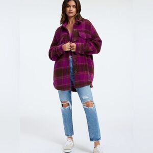 Good American Shacket NWT Size 3/4